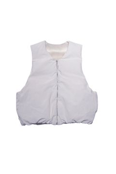【残り1点】THE DOWN VEST / リバーシブルダウンベスト (ホワイト) / メンズ