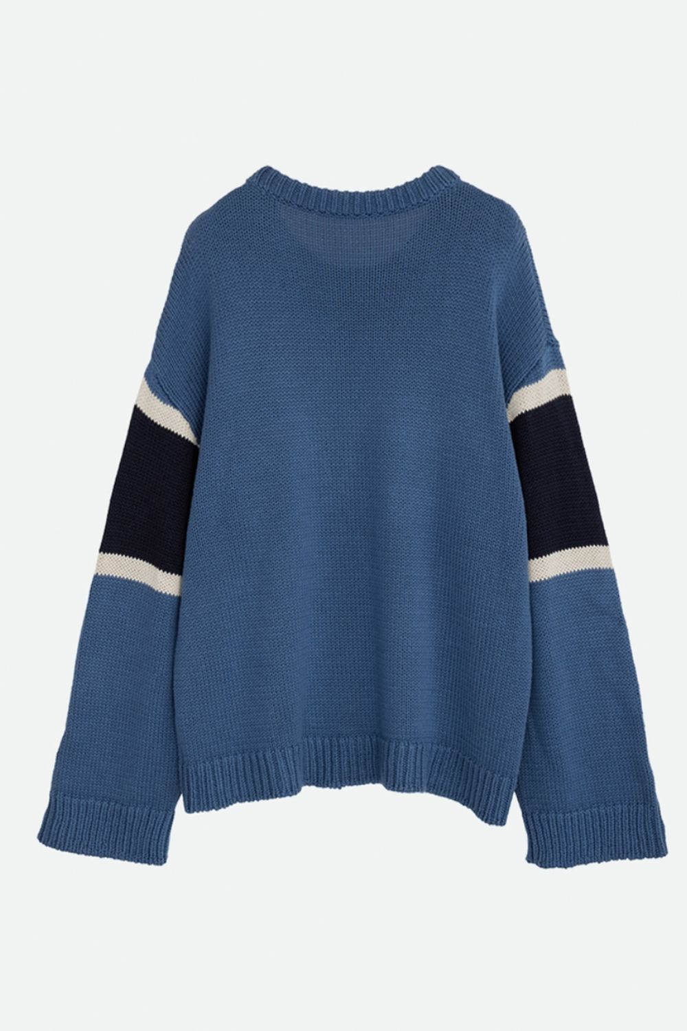 NOUNLESS CLASSIC LOGO KNIT (BLUE) / クラシックロゴニット ブルー