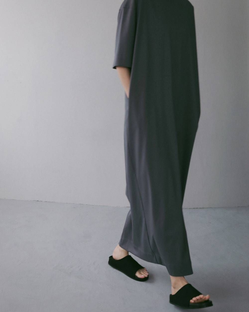 ワイドベルトサンダル (ブラック) Wide Belt Sandals (Black) / 27SS