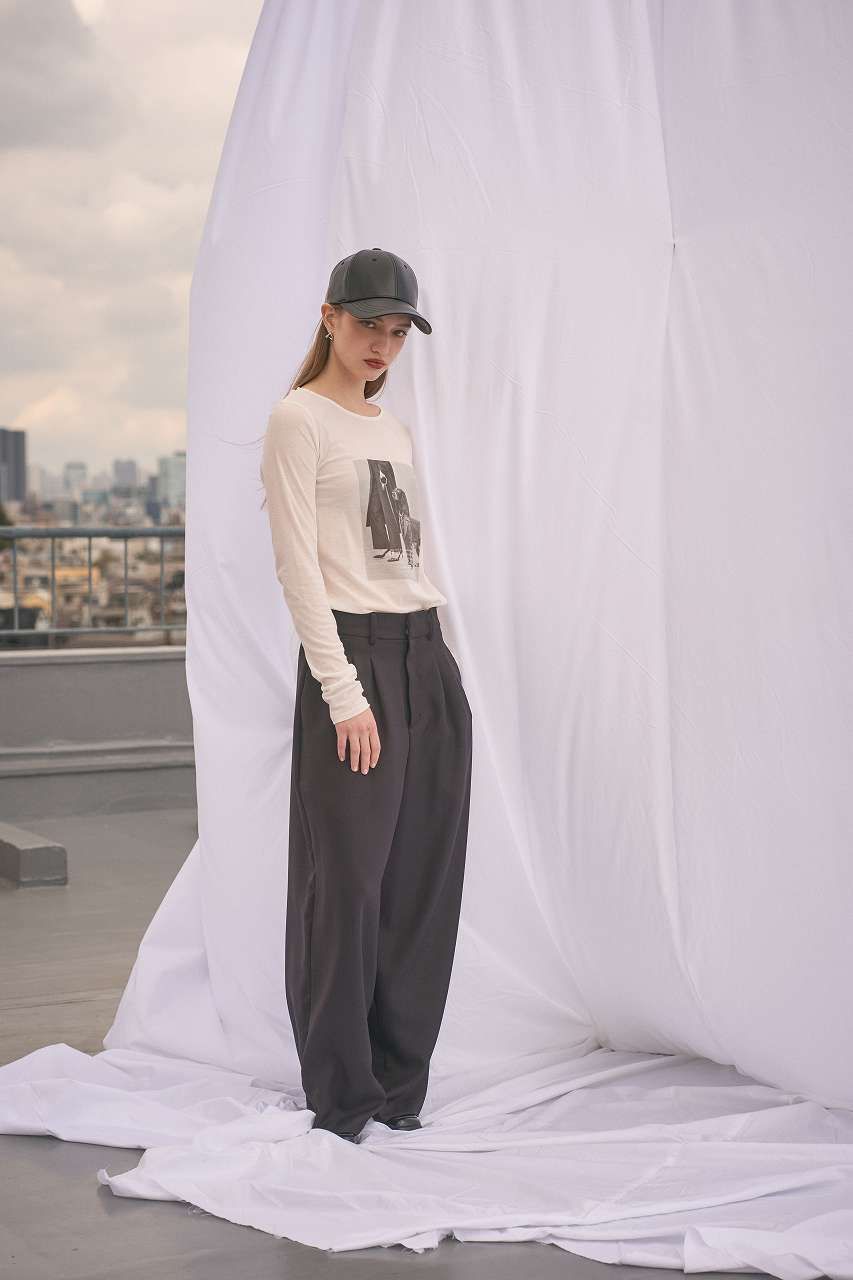 シアーフォトコンパクトロンT (ホワイト) Sheer Photo Compact Long-Sleeve Tee (White) / 26AW