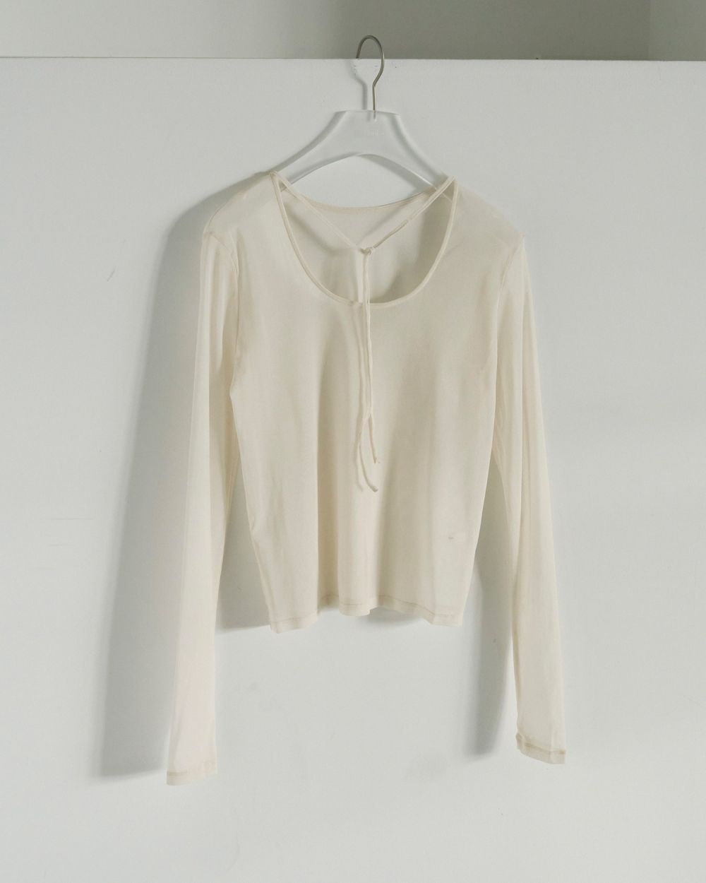 2way Sheer Tops (Ivory) / 2ウェイ シアートップス (アイボリー) / 26SS