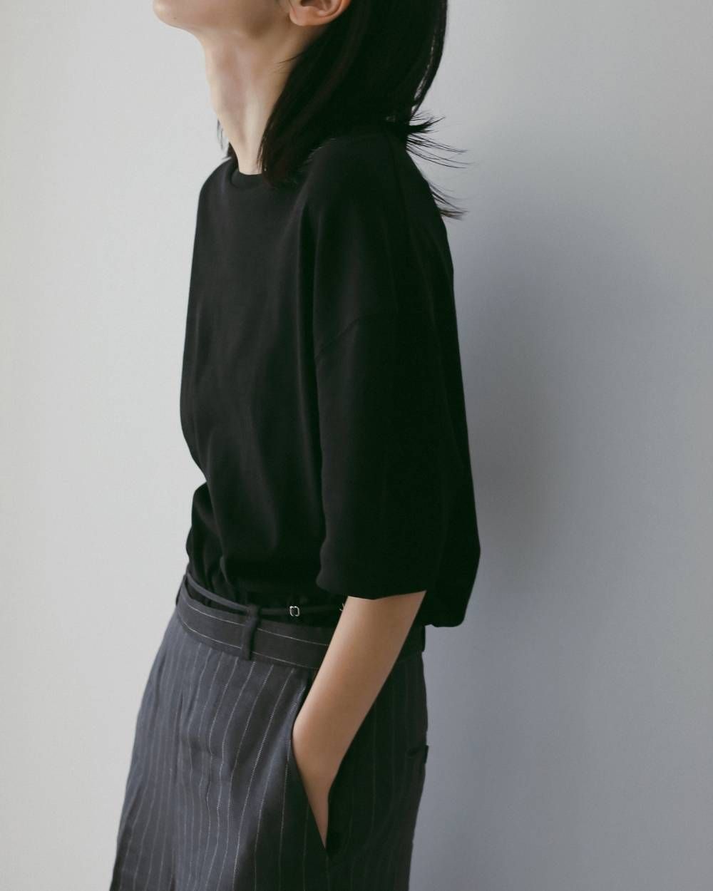 シアーオーバーTシャツ (ブラック) Sheer Over T-Shirts (Black) / 26SS