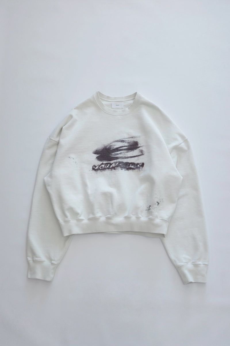 グラフィック スウェット (ホワイト) Graphic sweat (White)