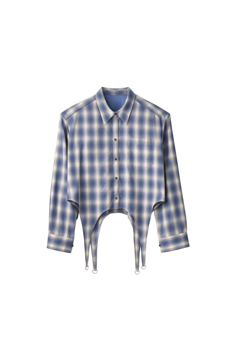 design overshirt (Blue) / デザインオーバーシャツ (ブルー) / 26SS