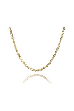 ROPE CHAIN NECKLACE / ロープ チェーン ネックレス STERLING SILVER 925 (ゴールドベルメイユ)
