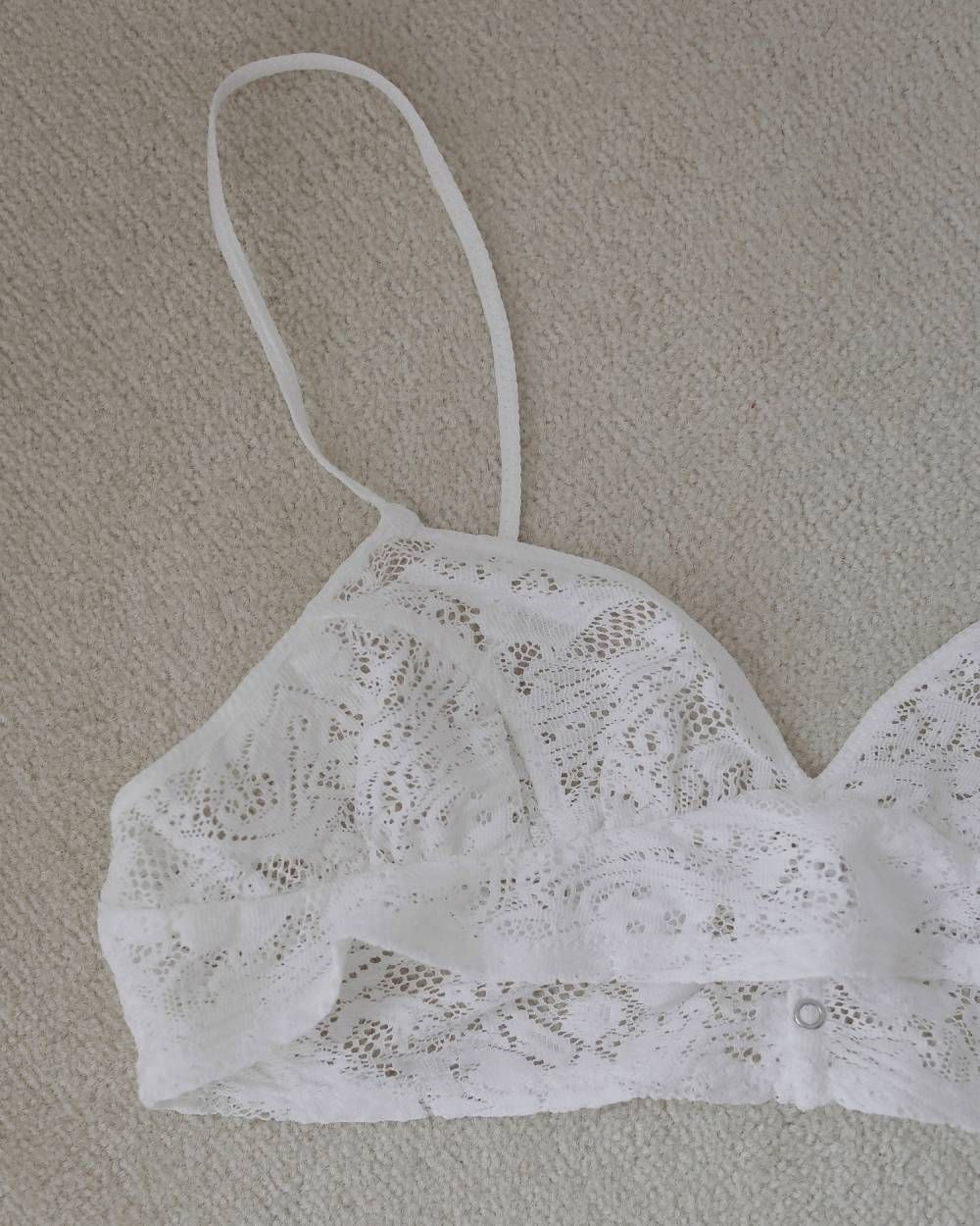 パイピングレース ブラトップ (ホワイト) Piping Lace Bratop (White) / 27SS