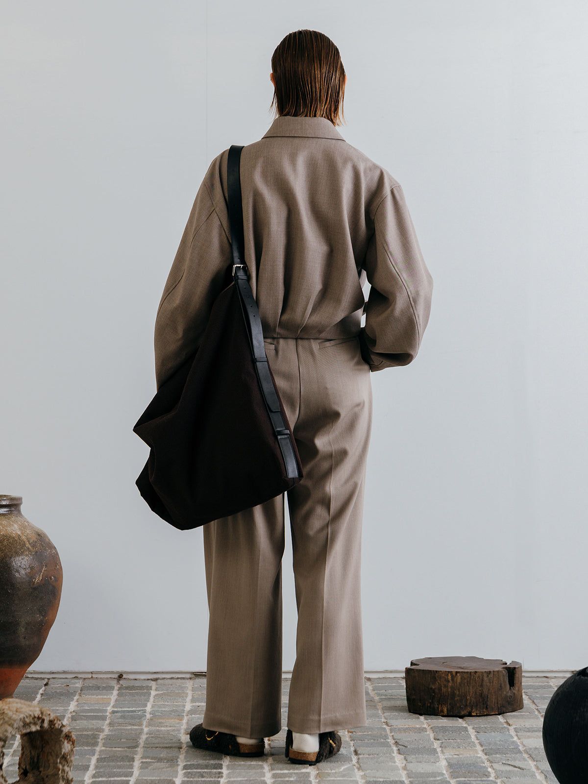 ICHIGUN TUCK JACKET / イチグン タックジャケット (Beige) / 26SS
