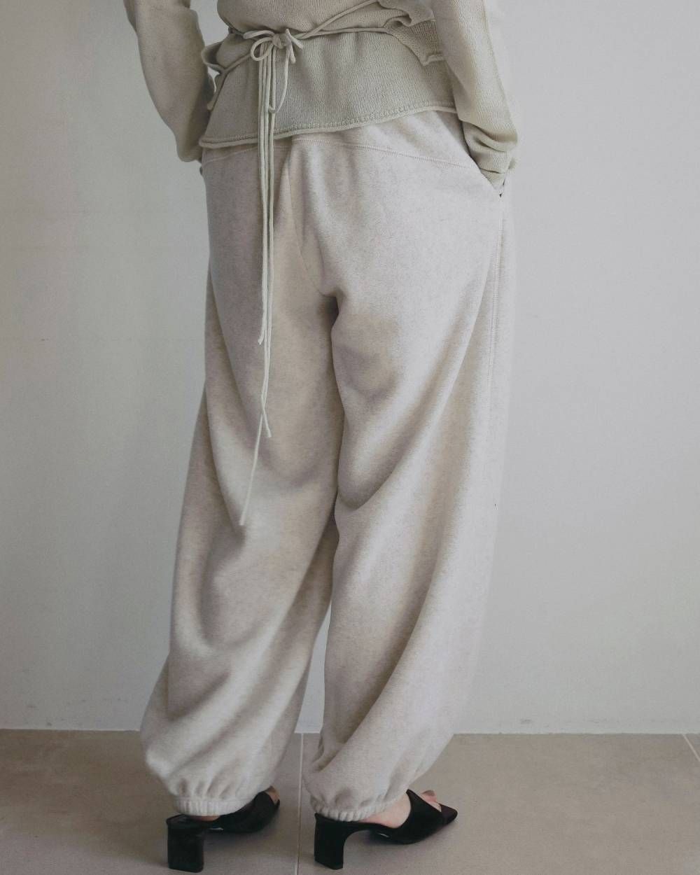 フリース ラフパンツ (オートミール) Fleece Rough Pants (Oatmeal) /  26AW