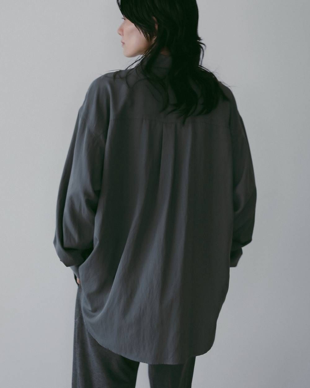 Stitch Over Shirts (C/gray) / ステッチオーバーシャツ (チャコールグレー) / 26SS