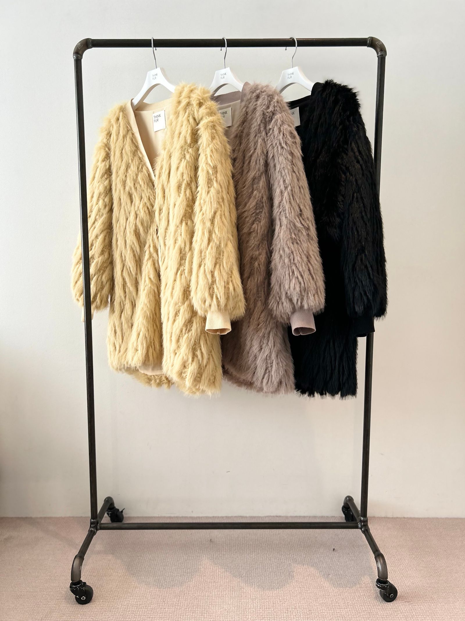 シンクファーFUR×knit Medium Cardigan