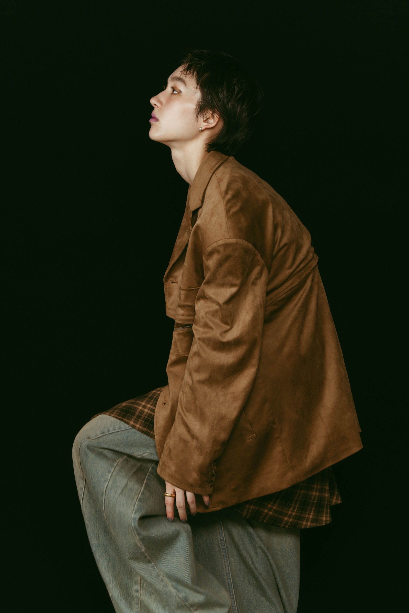 custom dad jacket / カスタムダッドジャケット (キャメル) / 25AW