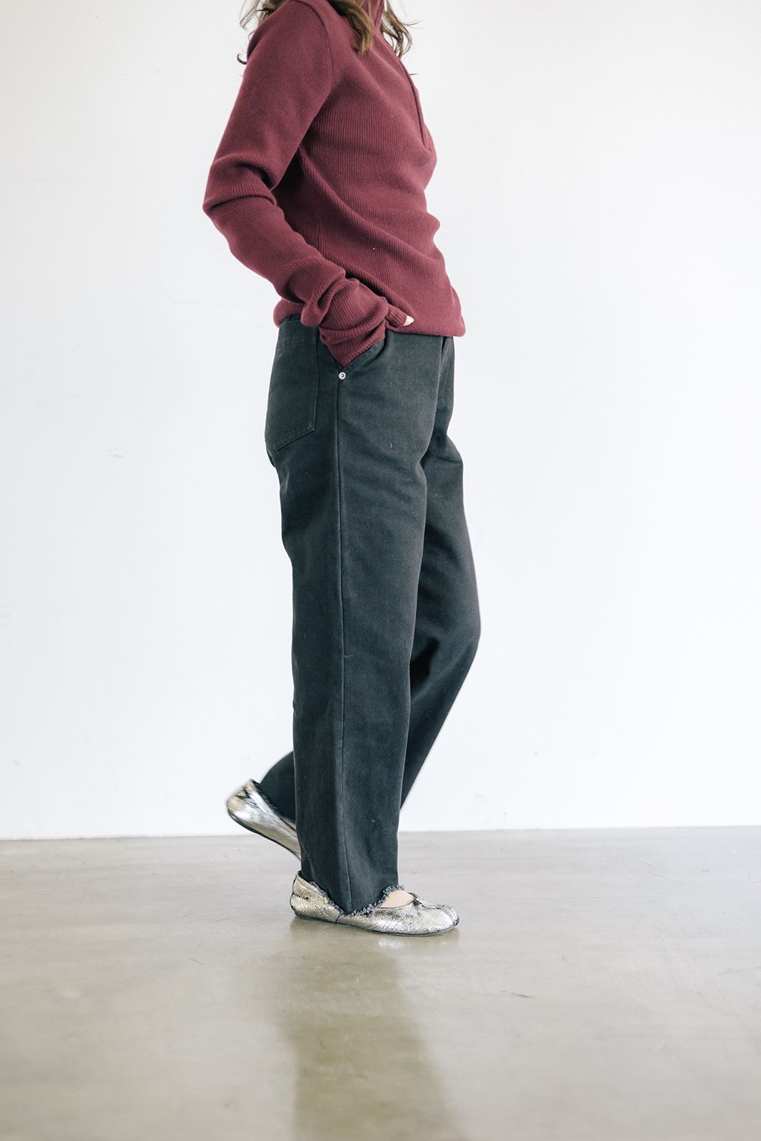 デイジーパンツ (ブラック) Daisy's pants (Black) / 26AW