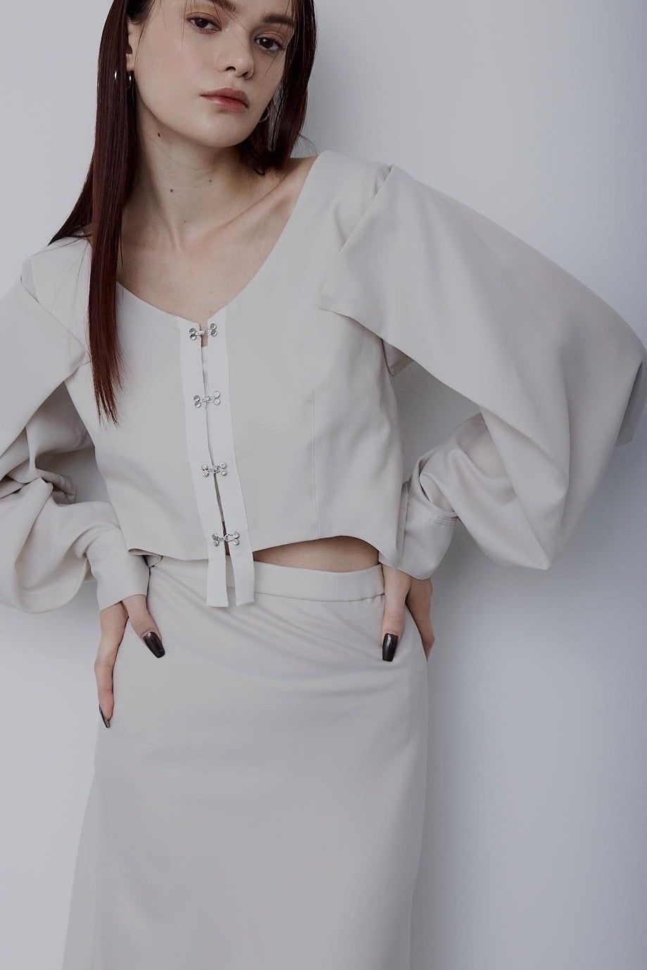Glossy SETUP / グロッシー セットアップ (アイボリー)