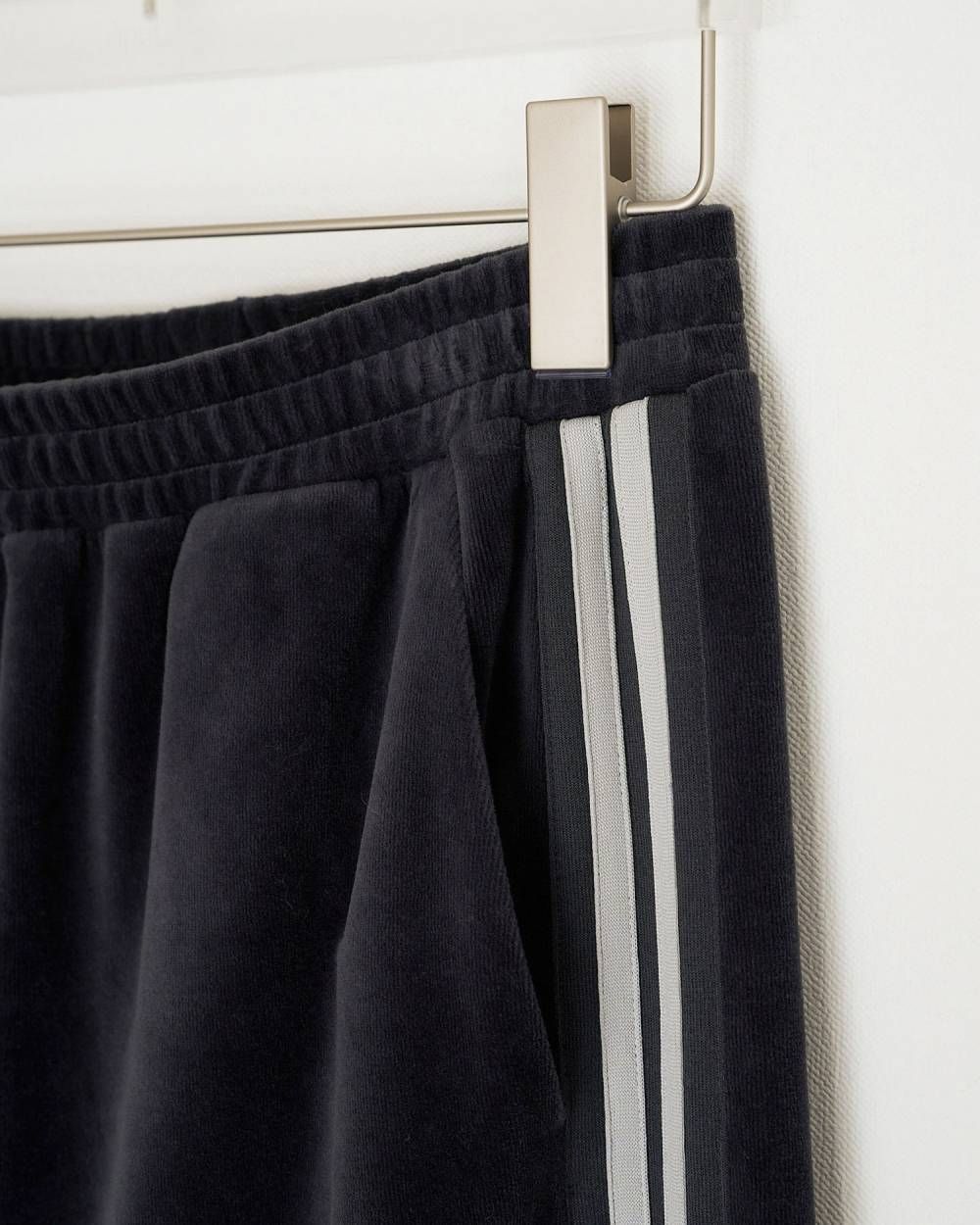ベロアトラックパンツ (チャコールグレー) Velour Track Pants (Charcoal gray) /  26AW