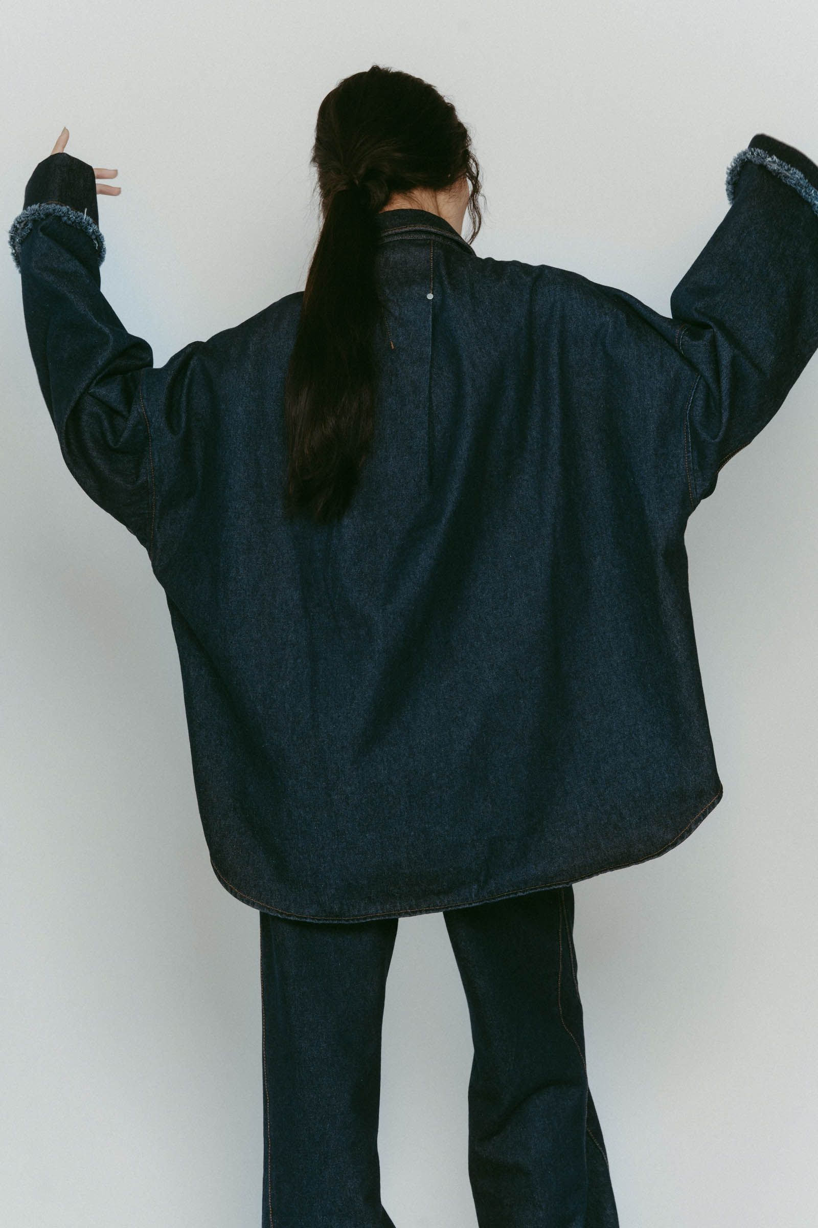 denim over shirt jacket(unisex) / デニムオーバーシャツジャケット (インディゴ) / 25AW