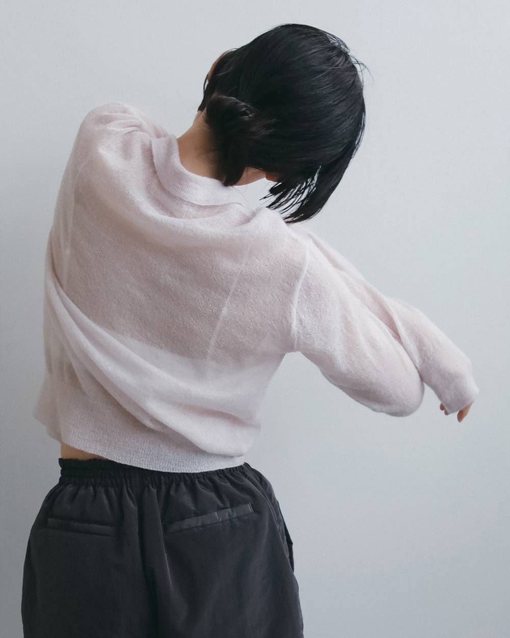オーバーニットシャツ (ピンク) Over Knit Shirts (Pink) / 26AW 【6月29日まで期間限定予約】