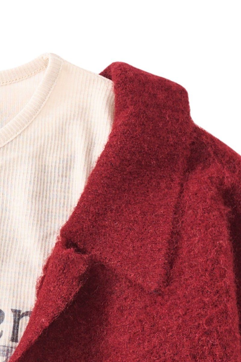 docking loose knit(unisex) / ドッキングルーズニット (レッド) / 25AW