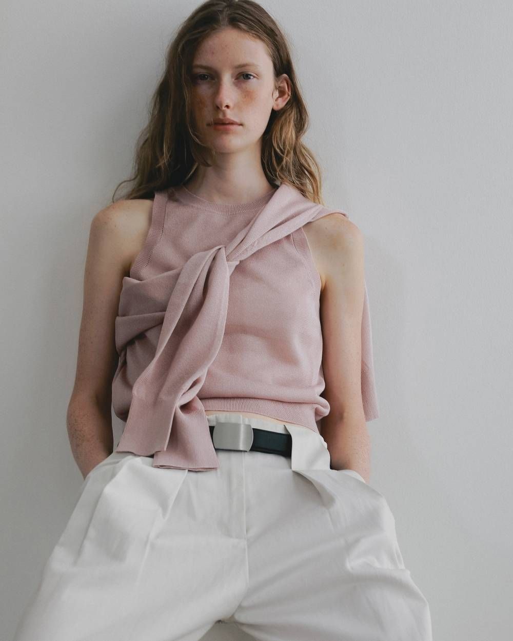 ハイゲージ シアータンクトップ (ピンク) Highgauge Sheer Tanktop (Pink) / 26SS