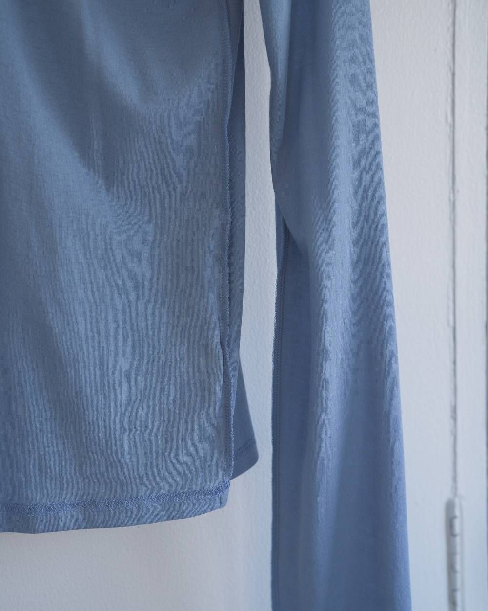 Sheer Long T-Shirts (I/blue) / シアーロングスリーブ Tシャツ (アイスブルー) / 26SS