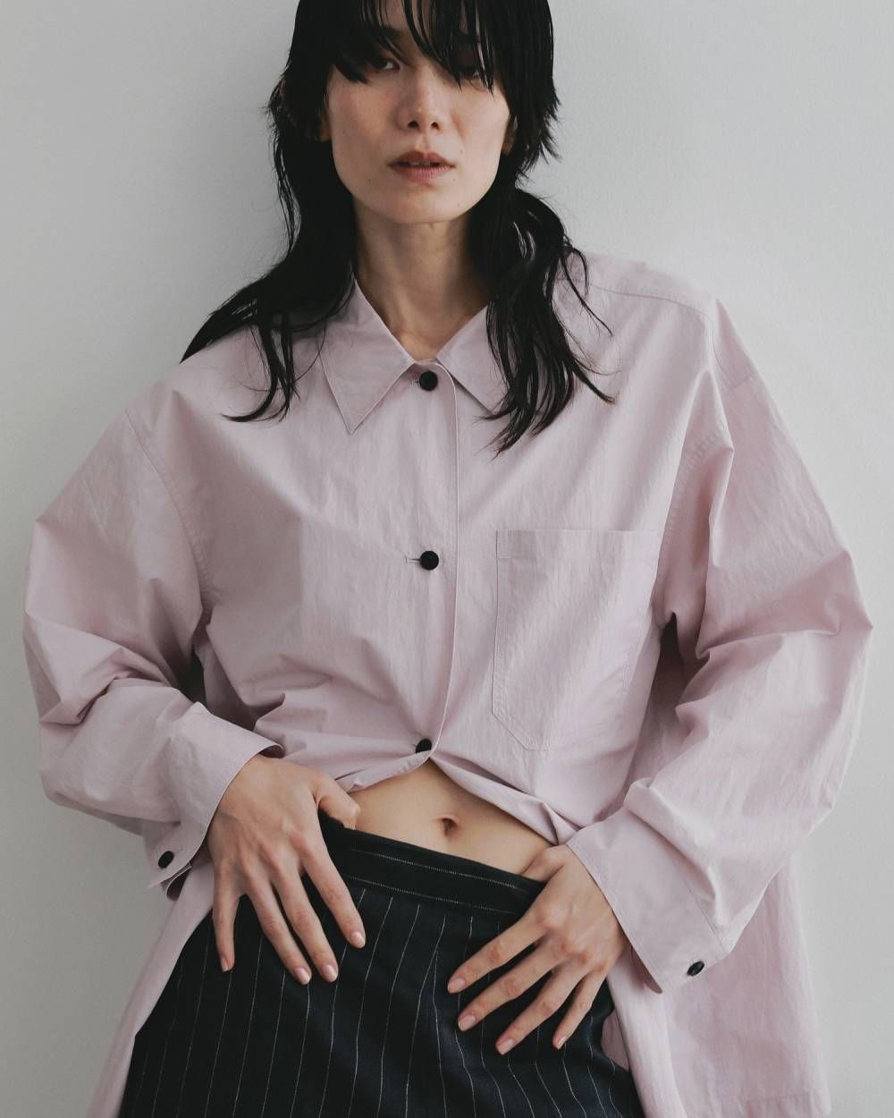 Over Pocket Shirts / オーバーポケットシャツ (Pink) / 26SS