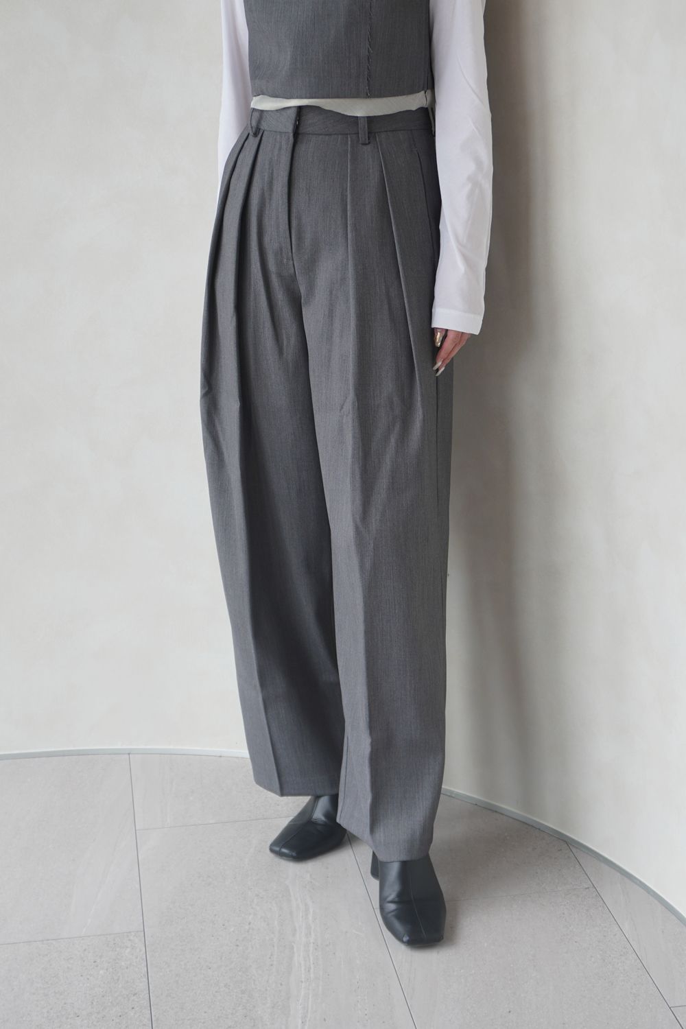 【新品】完売色 C.GRY anuke アンヌーク Strech Twill P ànuke online store（アンヌーク） / Strech Twill PantsStrech