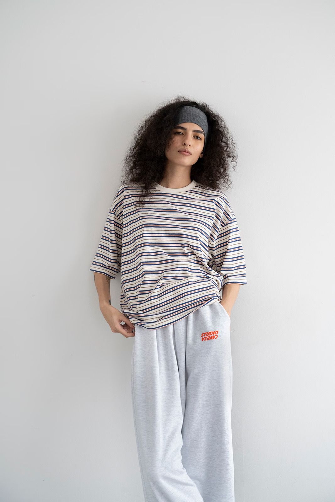 マルチボーダーTシャツ (ブルー)  Multi Border T-shirt (Blue) /  26SS