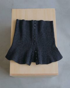 ウール2ウェイビスチェ (チャコールグレー) Wool 2way Bustier (Charcoal gray) / 26AW 【6月29日まで期間限定予約】  ànuke