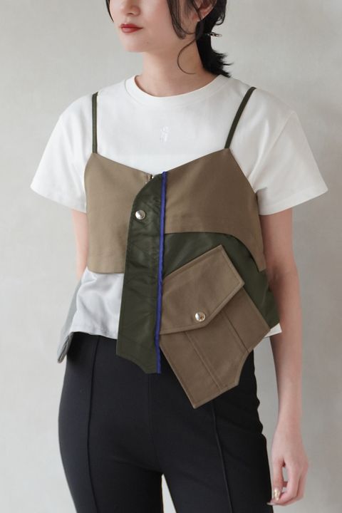 MA-1 DOCKING BUSTIER / MA-1ドッキングビスチェ (カーキ)