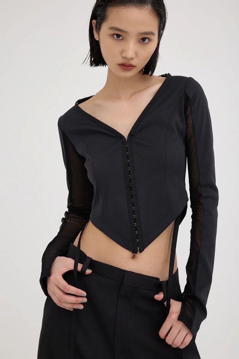 Tension fit tops / テンションフィットトップス (ブラック)