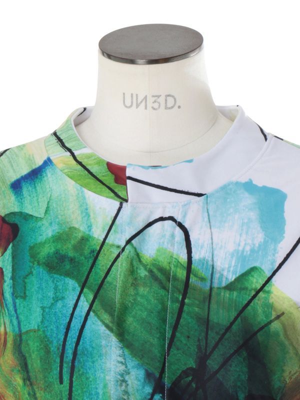 LINE ART RASHGUARD / ラインアートラッシュガード (ホワイト) / 水着 / スイムウェア