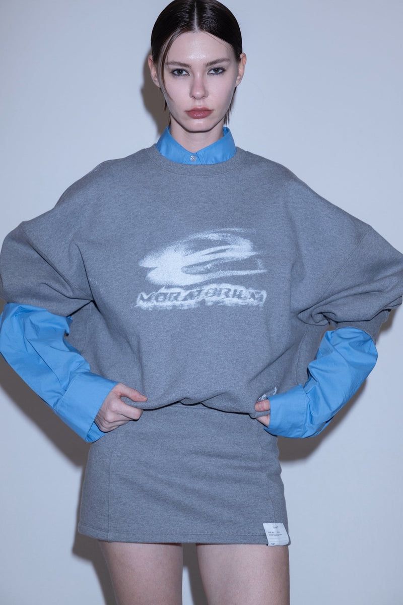 グラフィック スウェット (グレー) Graphic sweat (Gray)