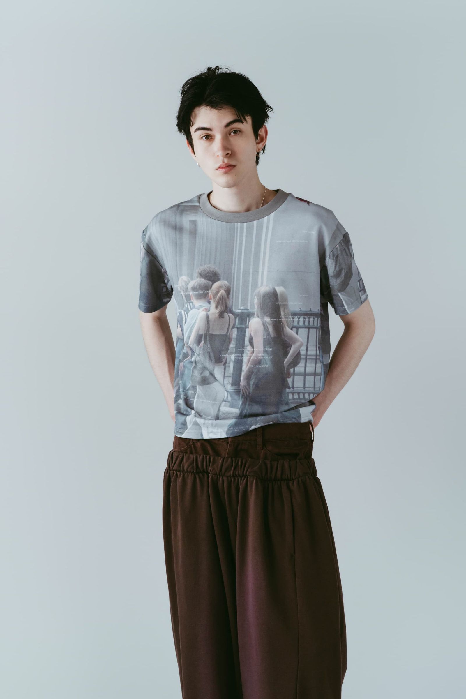 スクールグラフィック Tシャツ (ガールズ) school graphic tee(unisex) (Girls) /  26SS