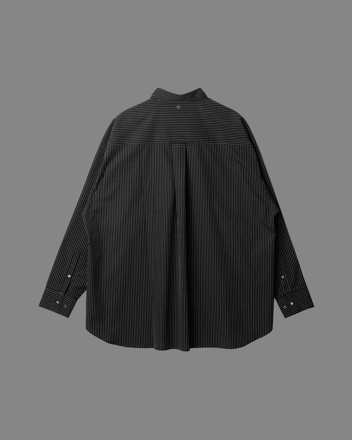 Super Large FIt Stripe Shirt / スーパーラージフィット ストライプシャツ (ブラック) / レディース / メンズ