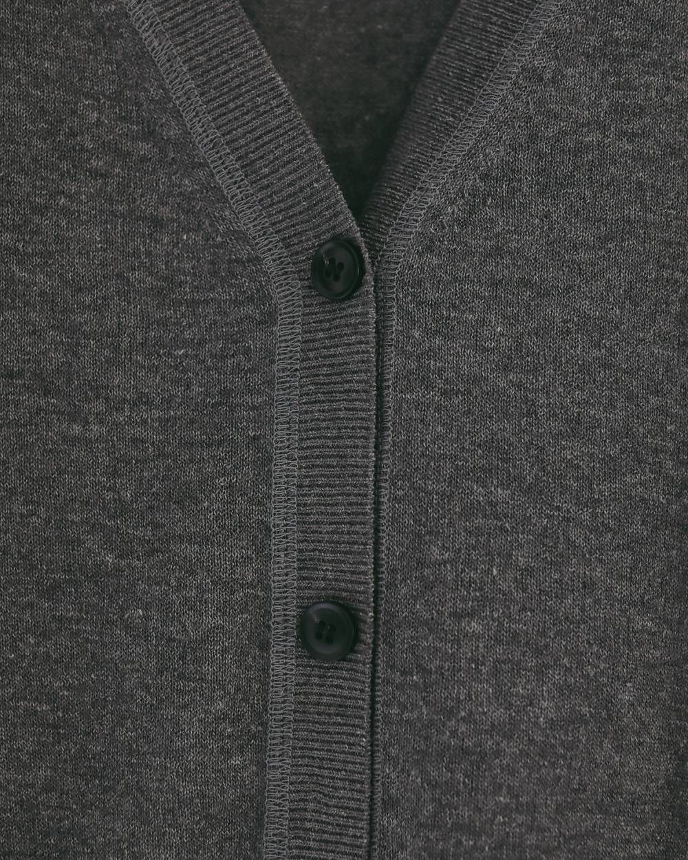 Vネック ボタンベスト (チャコールグレー) Vneck Botton Vest (Charcoalgray) / 27SS