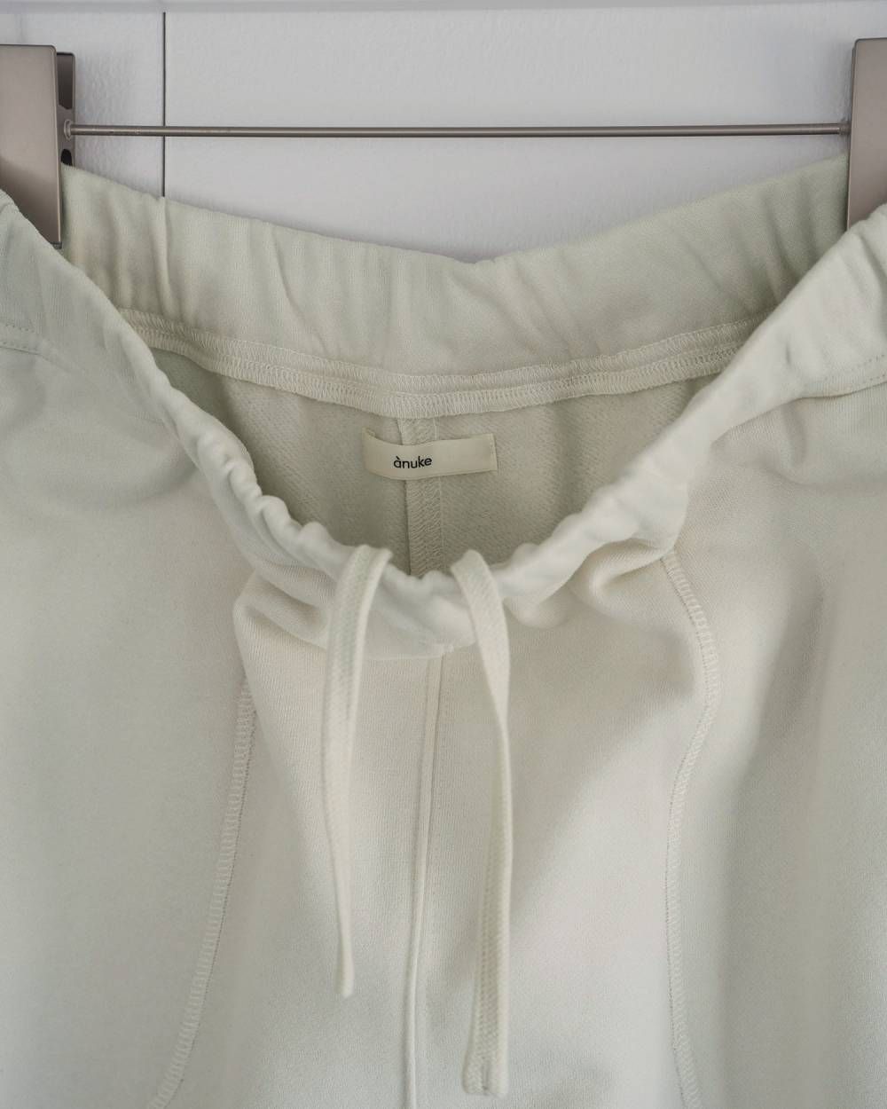 Stitch Sweat Pants / ステッチ スウェットパンツ (White) / 26SS