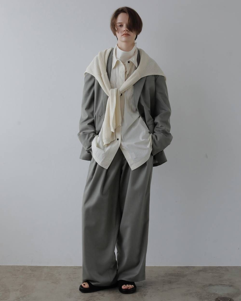 ワークオーバーシャツ (アイボリー) Work Over Shirts (Ivory) / 27SS