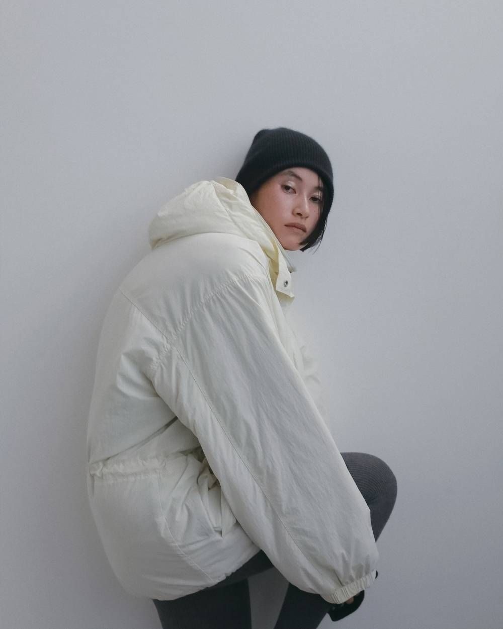 ラクーンニット ビーニー (チャコールグレー) Raccoon Knit Beanie (Charcoal gray) / 26AW 【6月29日まで期間限定予約】