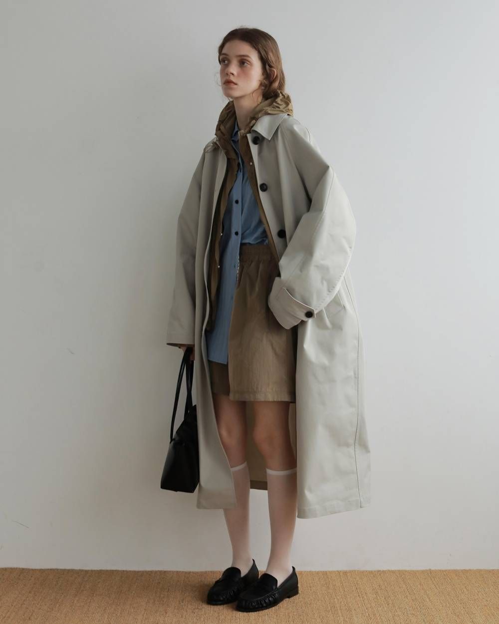 ナイロンハーフパンツ (ベージュ) Nylon Half Pants (Beige) / 27SS