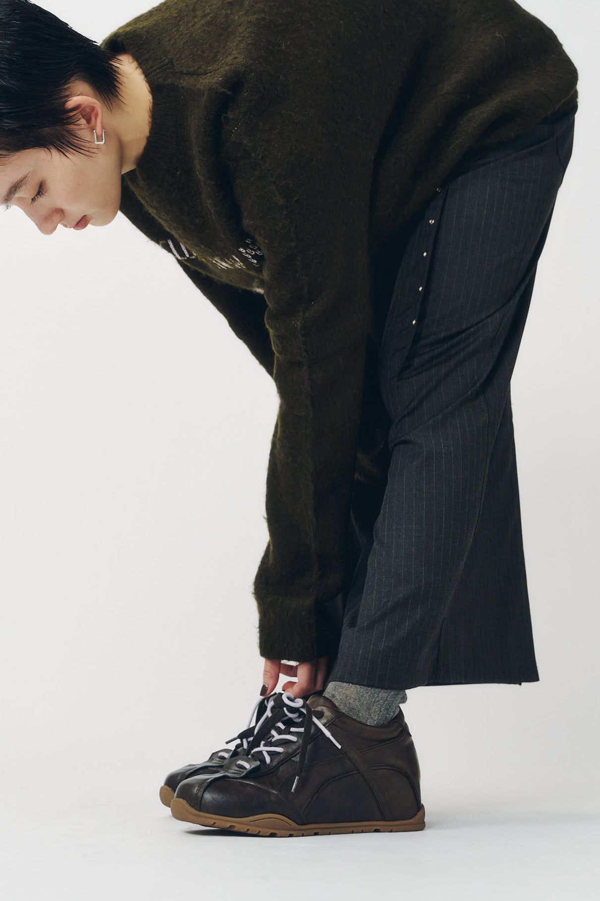 インナーリフトスニーカー (ブラック) inner lift sneakers (Black) / 26AW