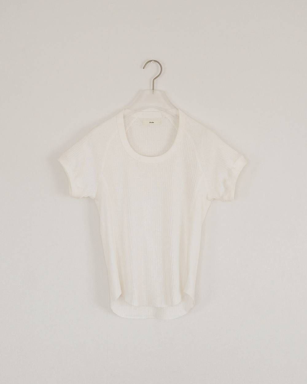 ヴィンテージリブトップス (ホワイト) Vintage Rib Tops (White) / 26SS