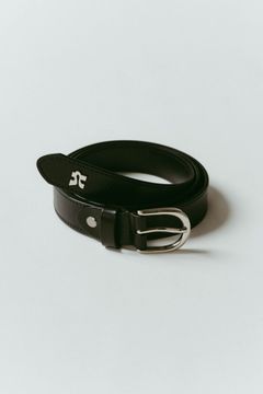 Kmotif leather belt / Kモチーフ レザーベルト (ブラック) / 25AW