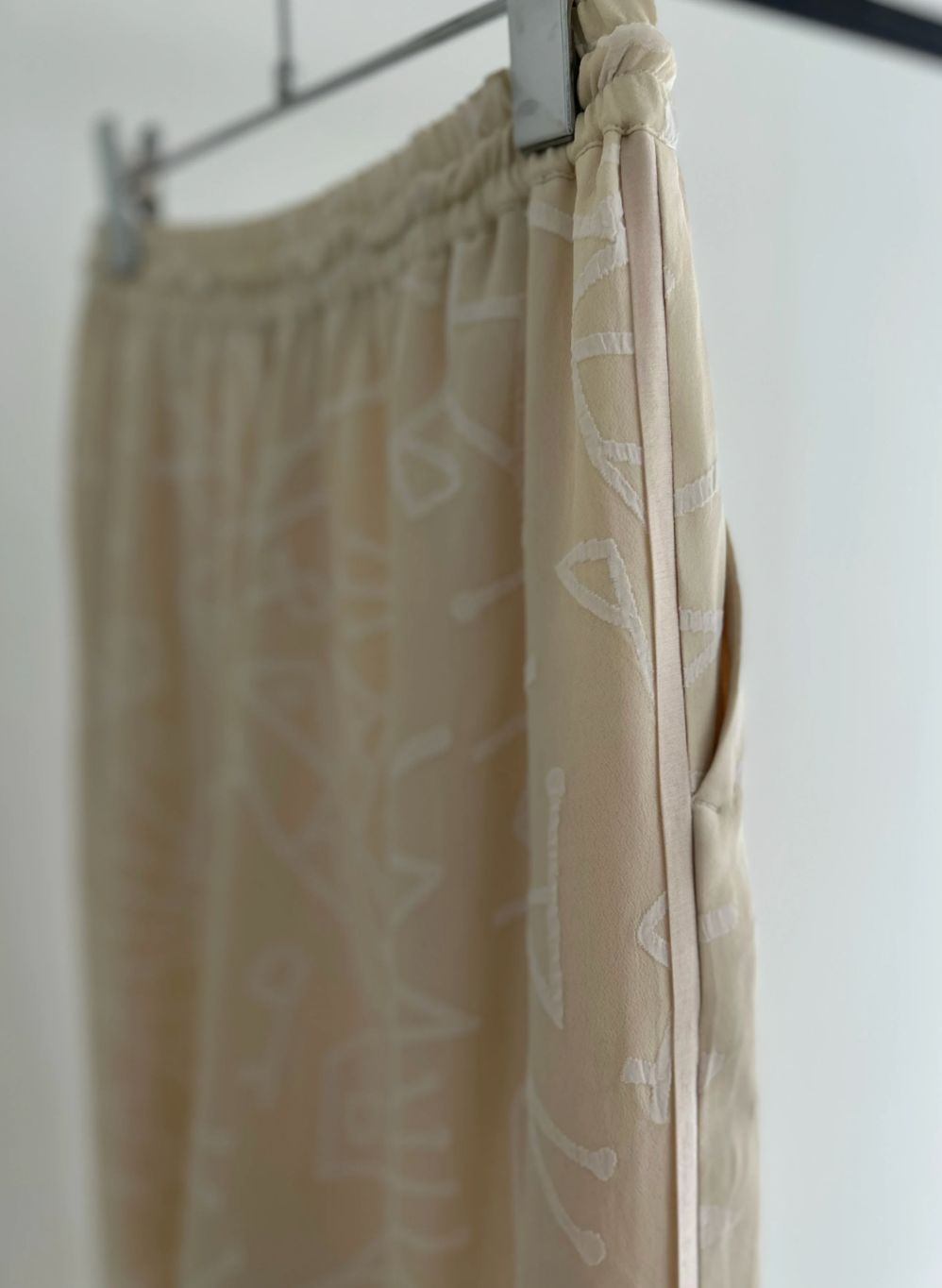 Noah jacquard pants / ジャガードパンツ (アイボリー)