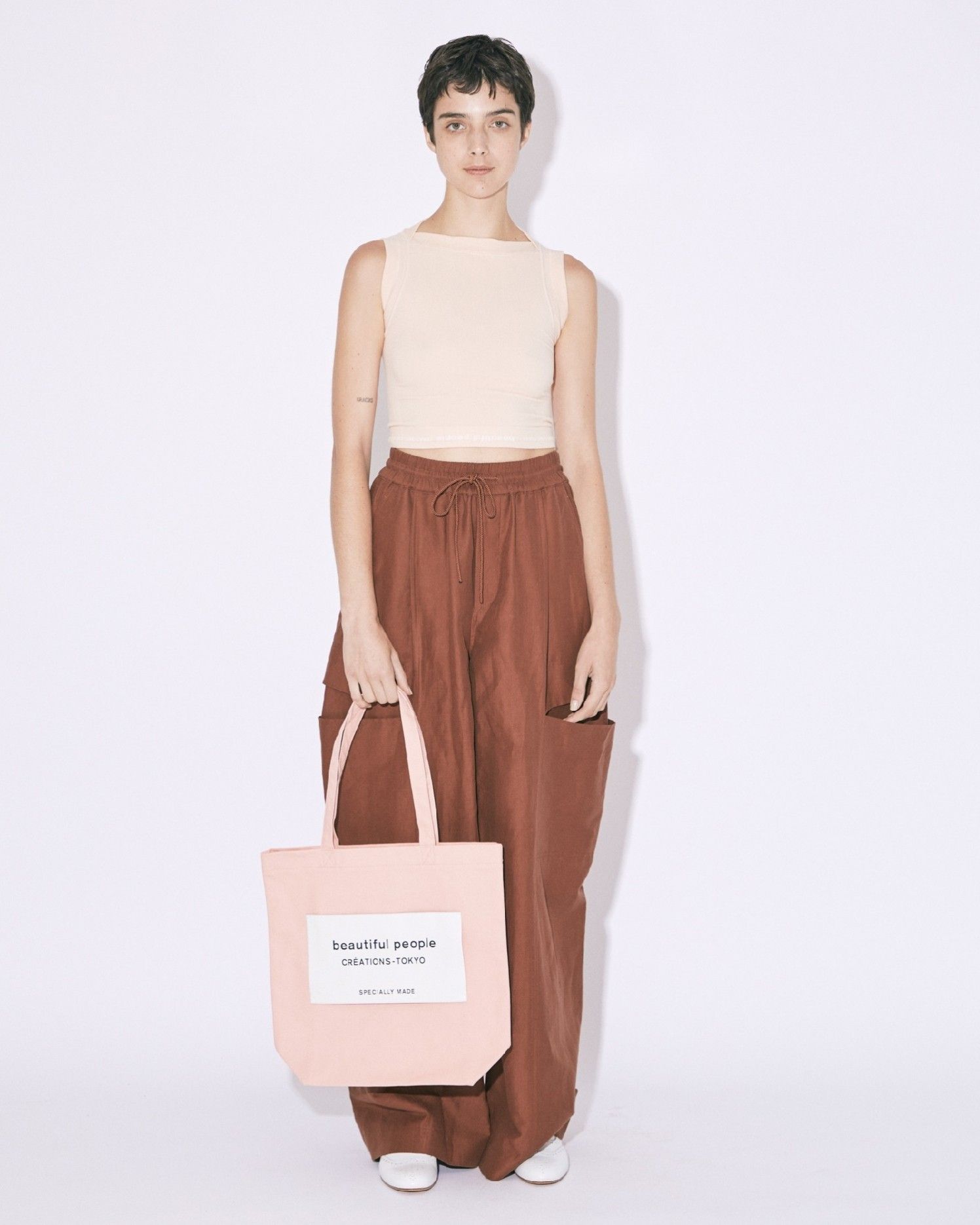 beautiful people - SDGs name tag tote bag / ネームタグ