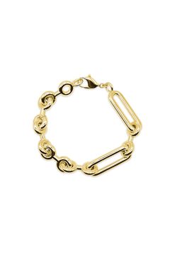 ROBUSTUS CHAIN BRACELET / ロブストス チェーン ブレスレット STERLING SILVER 925 (ゴールドベルメイユ)