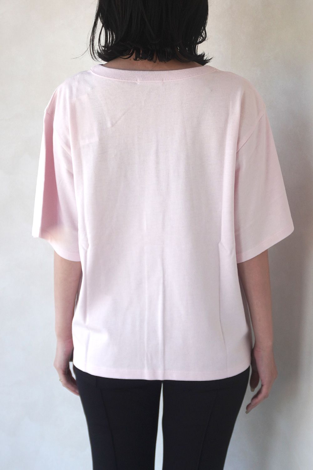 COTTON RELAX T-SHIRT / コットン リラックスTシャツ (ピンク)