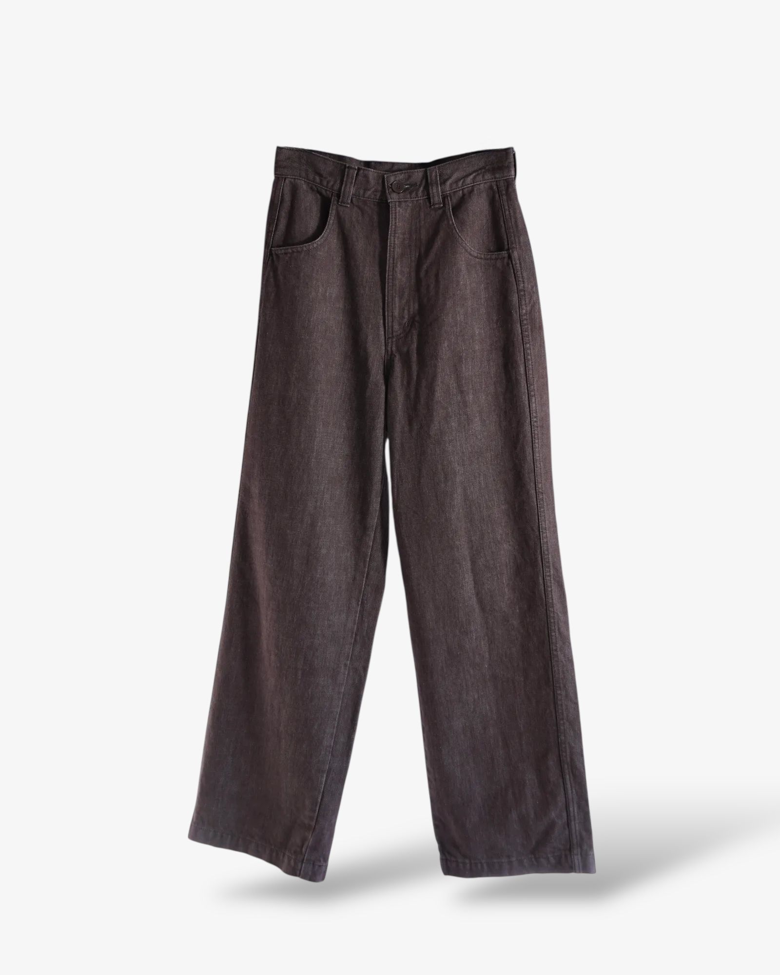 【25AW】Cindy's denim straight pants / Cindy'sデニムストレートパンツ (ブラウン)