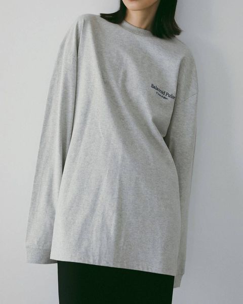 Logo Long T-Shirts (Gray) / ロゴ ロングスリーブTシャツ (グレー) / 26SS