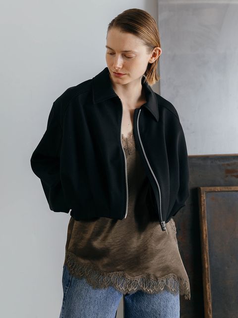 ICHIGUN TUCK JACKET / イチグン タックジャケット (Black) / 26SS