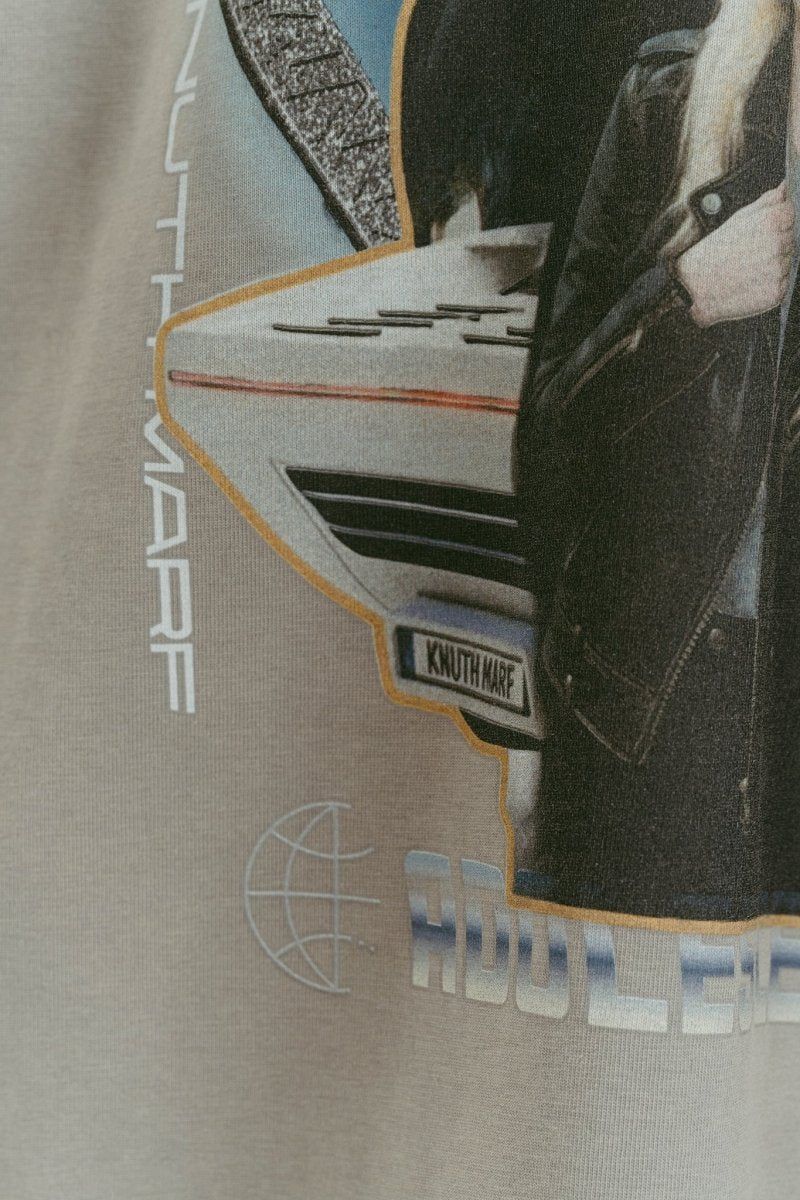 AI future layered t-shirt(unisex) (Gray) / レイヤードTシャツ (グレー) / 26SS