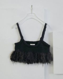 フリンジビスチェ (チャコールグレー) Fringe Bustier (Charcoal gray) / 26AW 【6月29日まで期間限定予約】